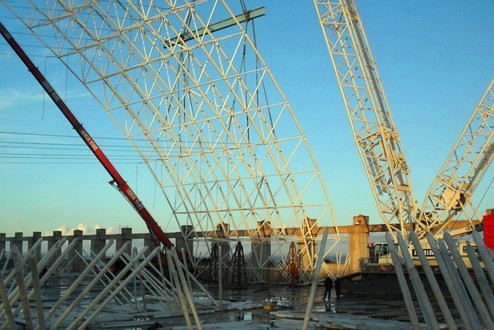 吉林大门网架工程